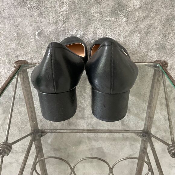 Franco Sarto Career, Office Pumps Women Size 10M Leather Black Block heels. - Picture 8 of 11